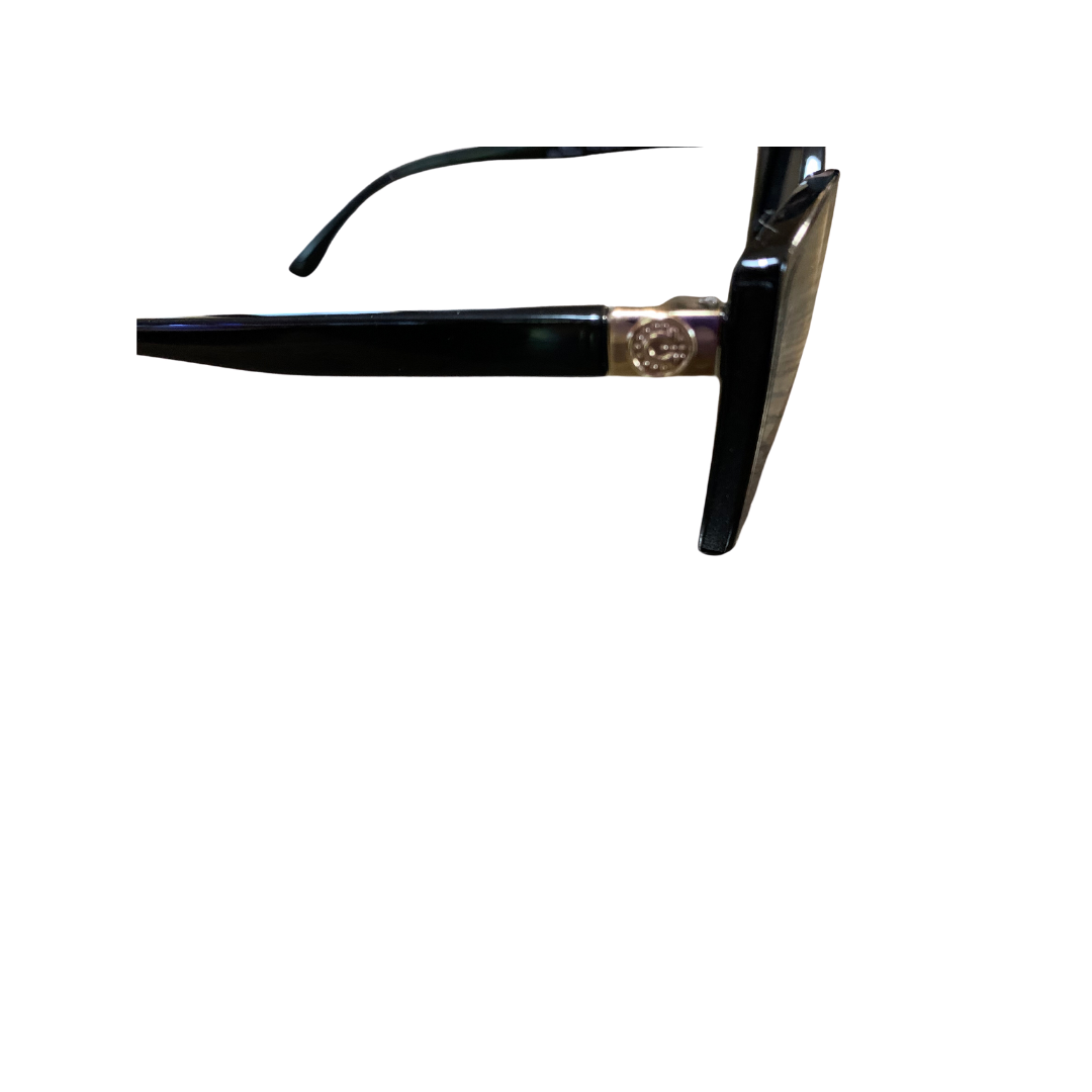 Women's Black Glitter Detailed Cat Eye Sunglasses