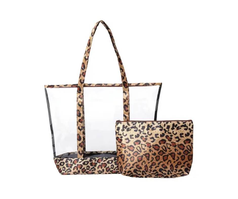 2 Pcs See Thru Handbag
