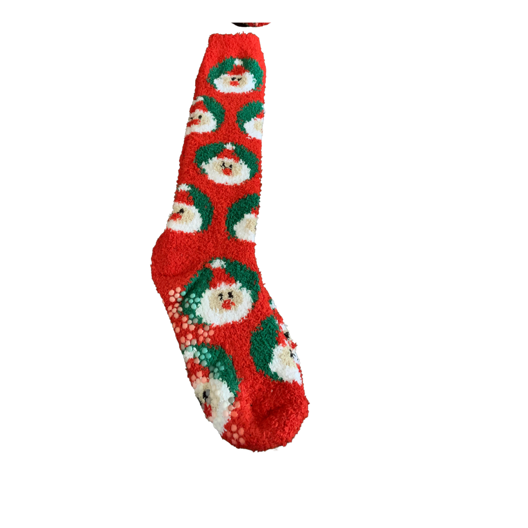 Christmas Fuzzy Knee High