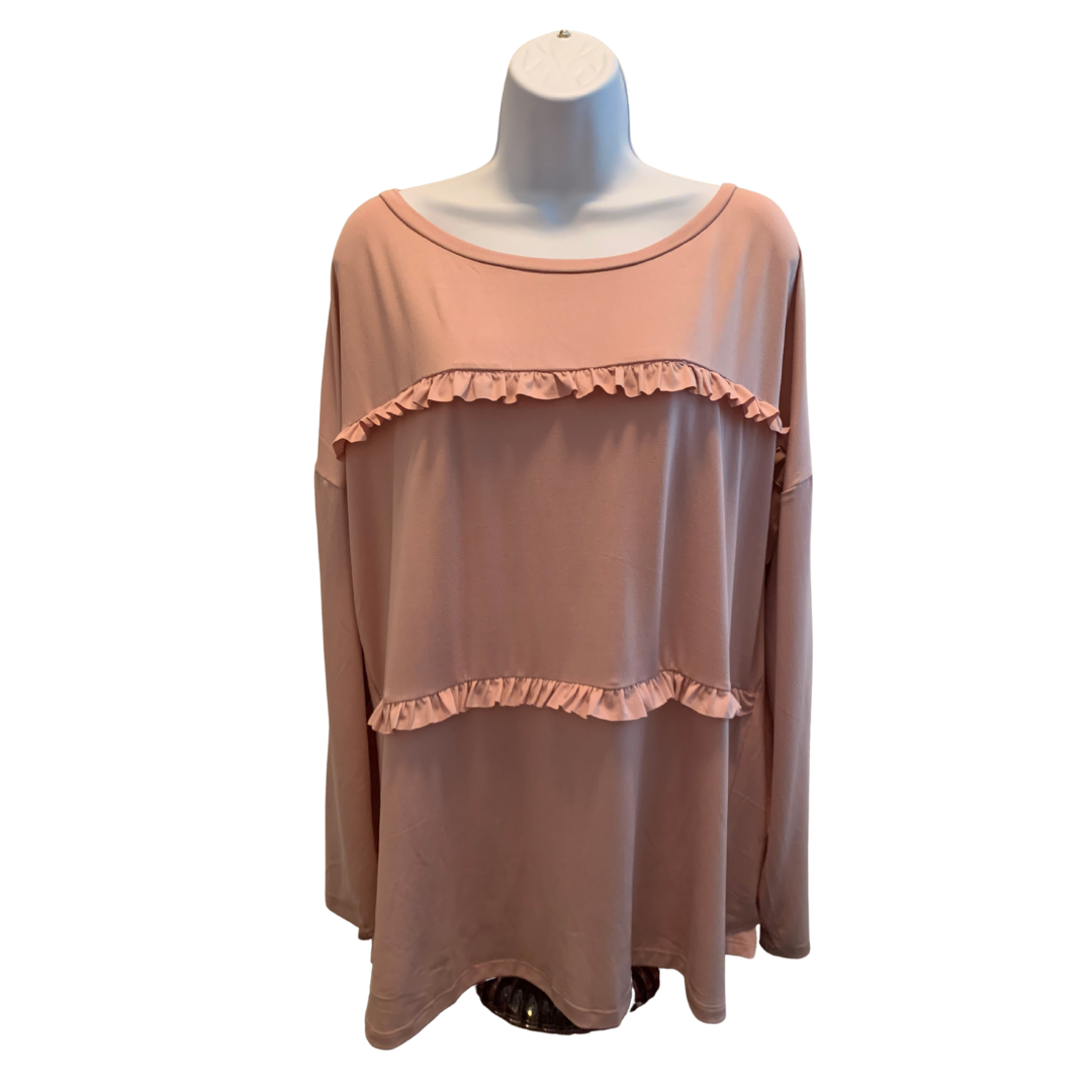 Ruffled Tiered Drop Top