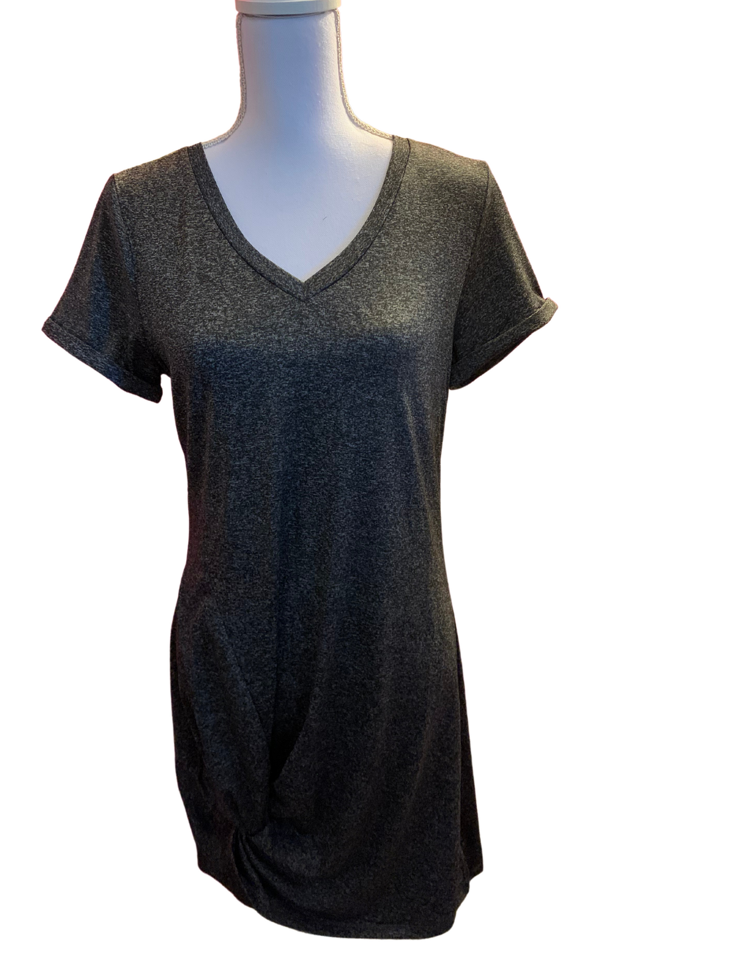 Black Side Knot Dress