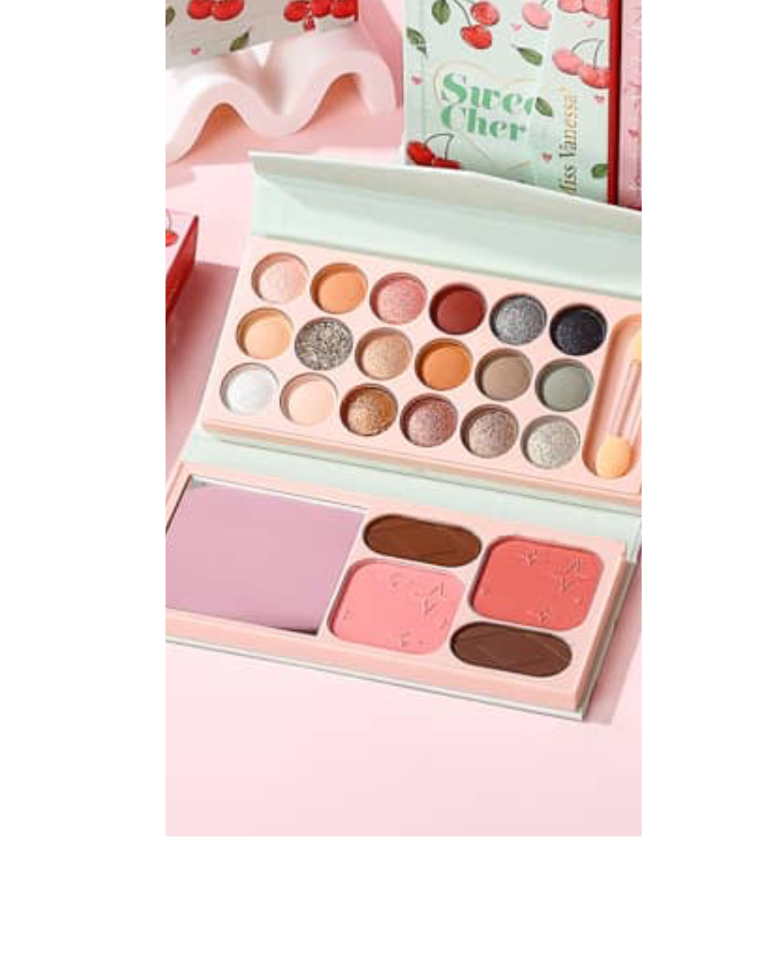 Sweet cherry eyeshadows