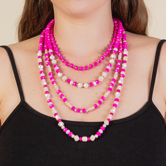 Layered Beaded Necklace