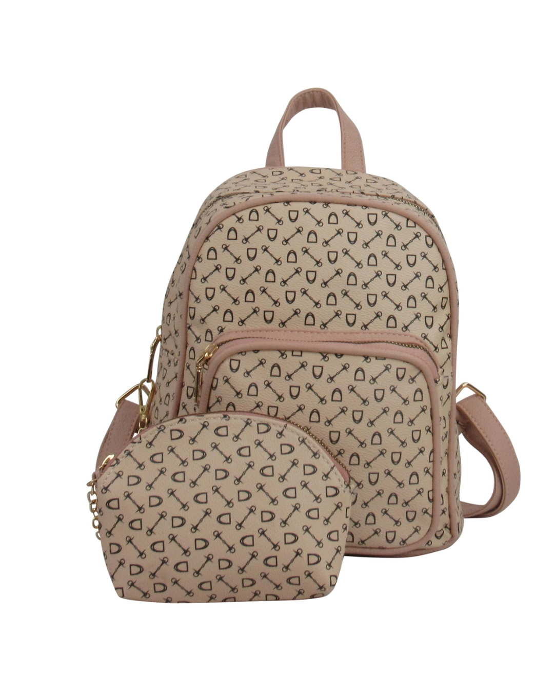 2-in-1 Vegan Leather Backpack