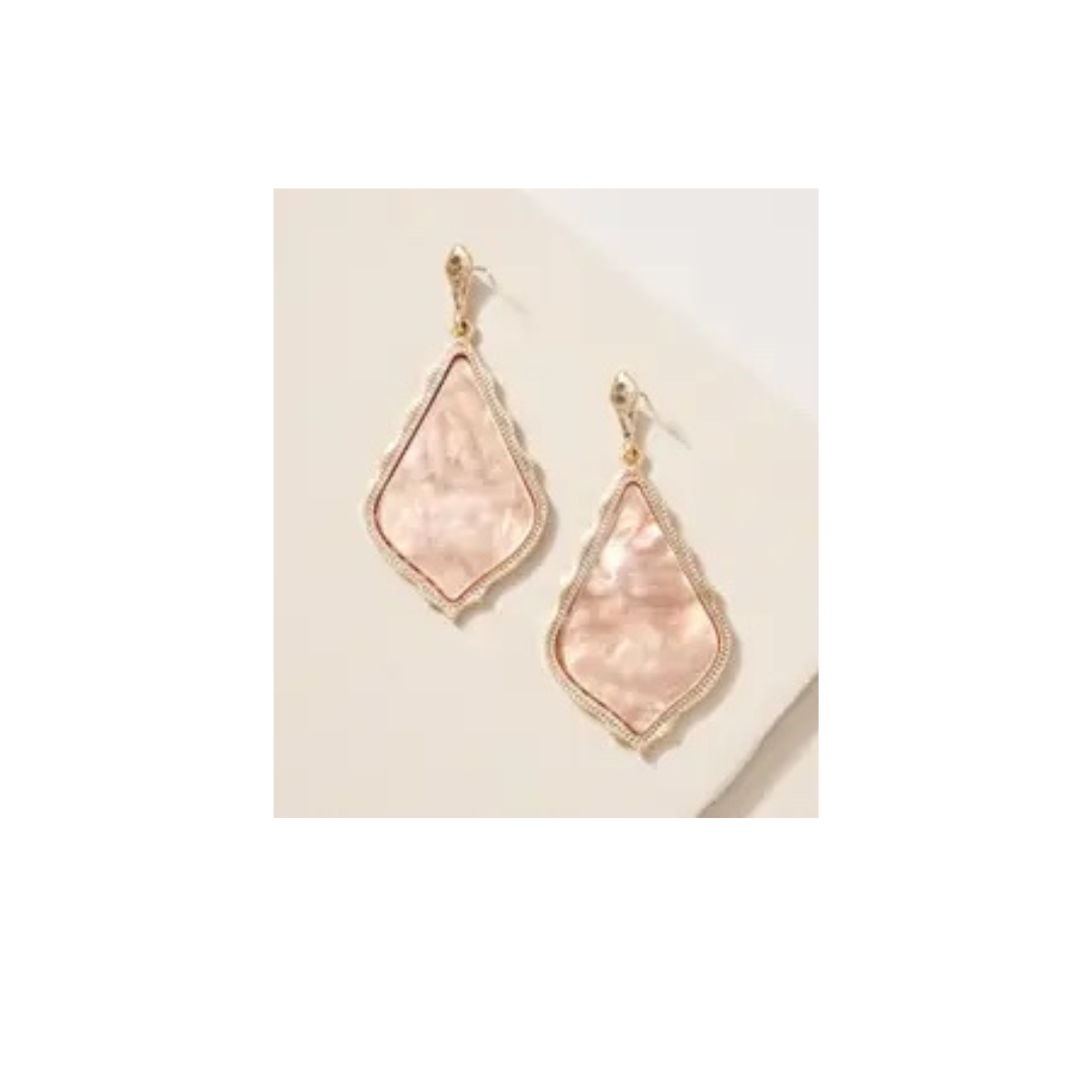 Marbled Acetate Earrings