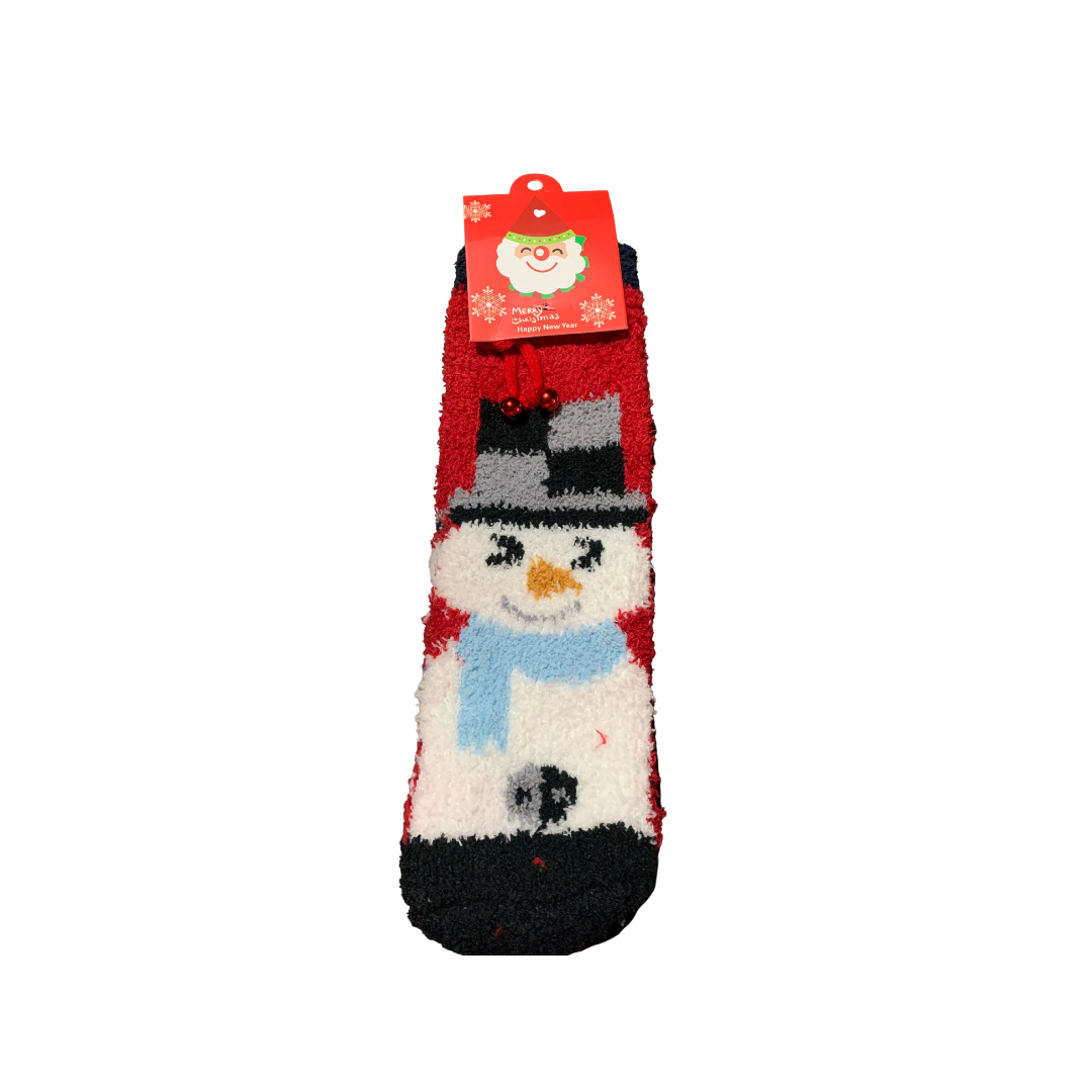 Christmas Theme Fuzzy Socks