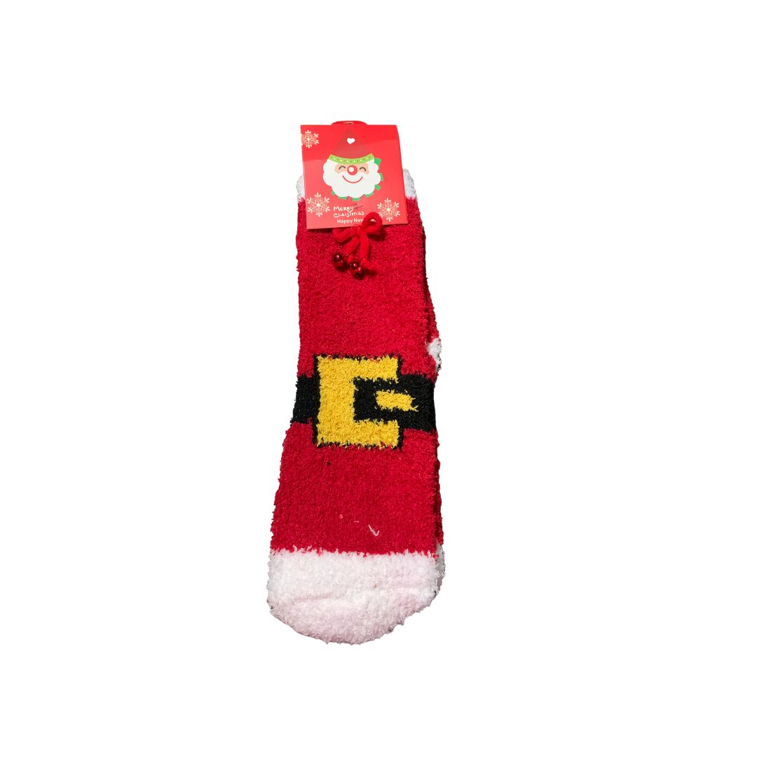 Christmas Theme Fuzzy Socks