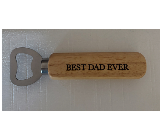 Engraved Wood Bottle Opener