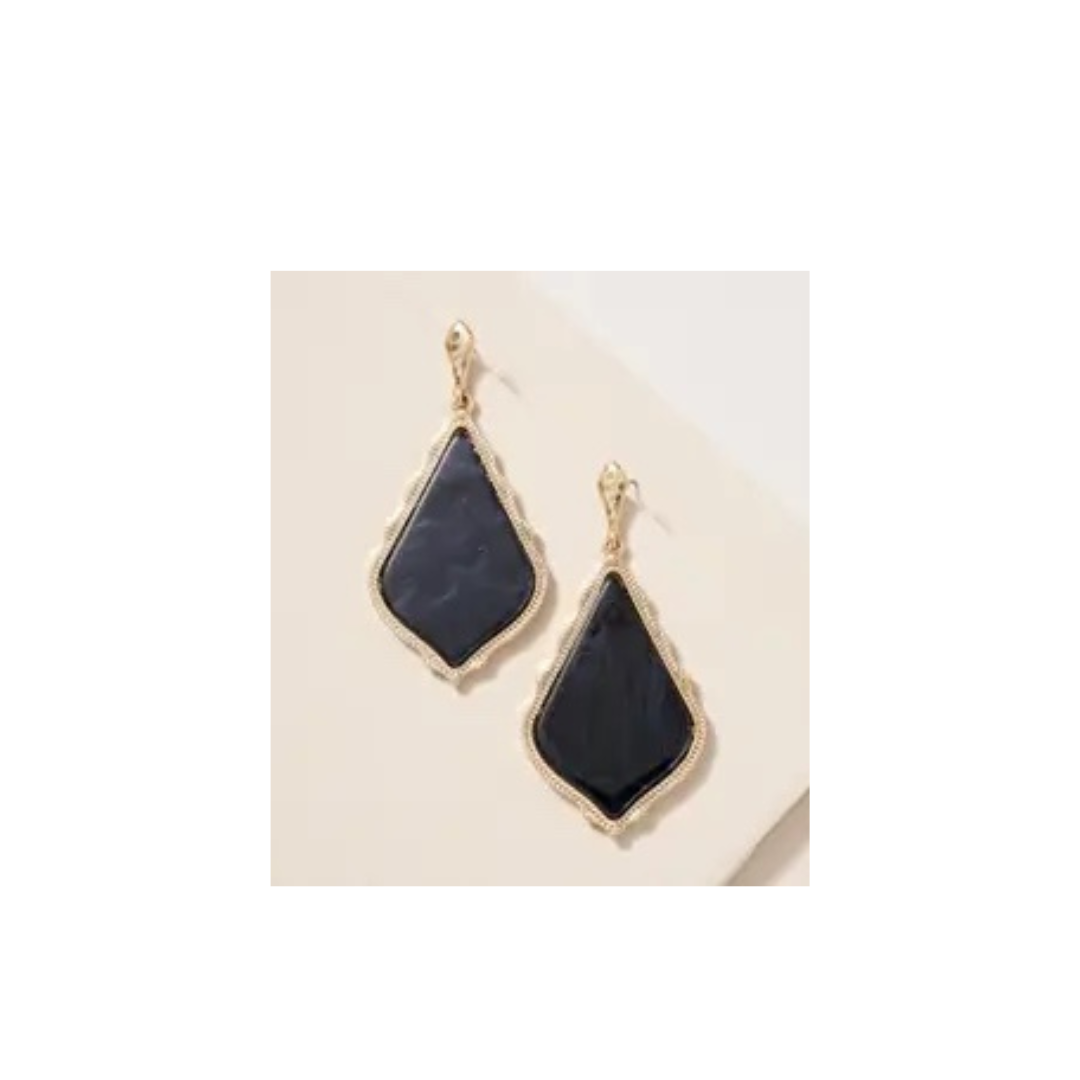 Marbled Acetate Earrings