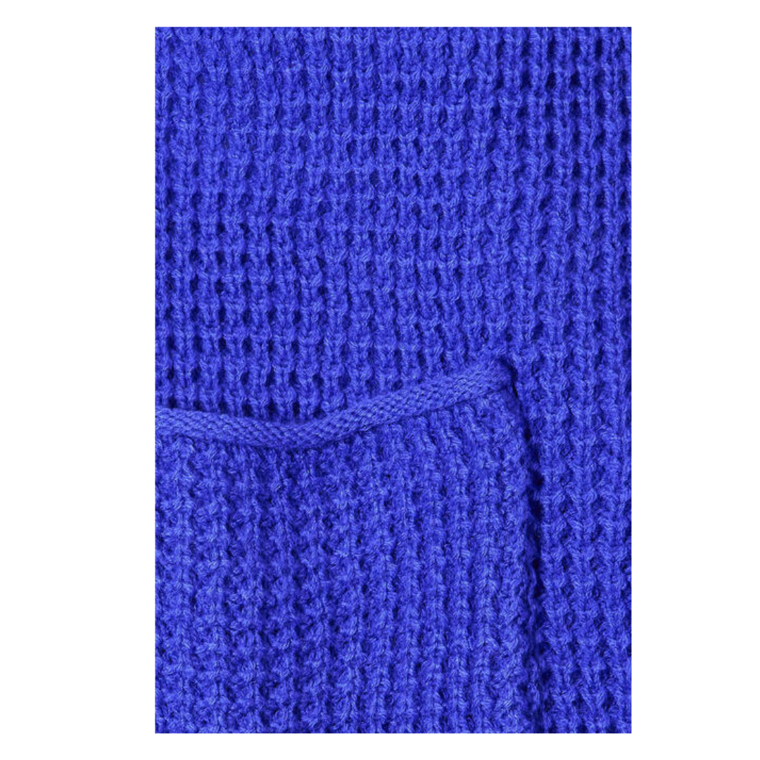 Zenana Full Size Waffle-Knit Open Front Cardigan