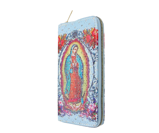 Blue Lady of Guadalupe wallet