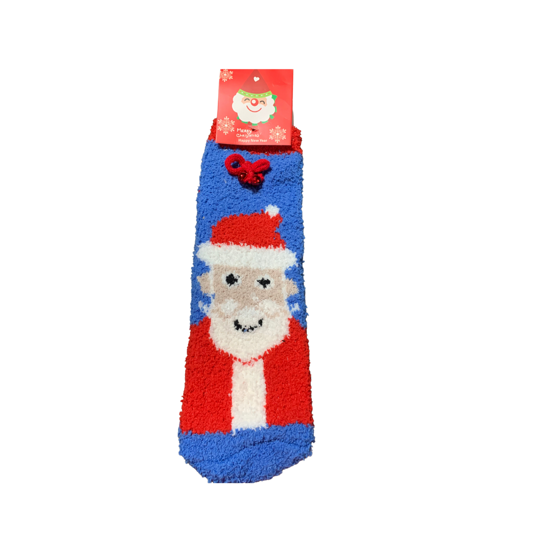 Christmas Theme Fuzzy Socks