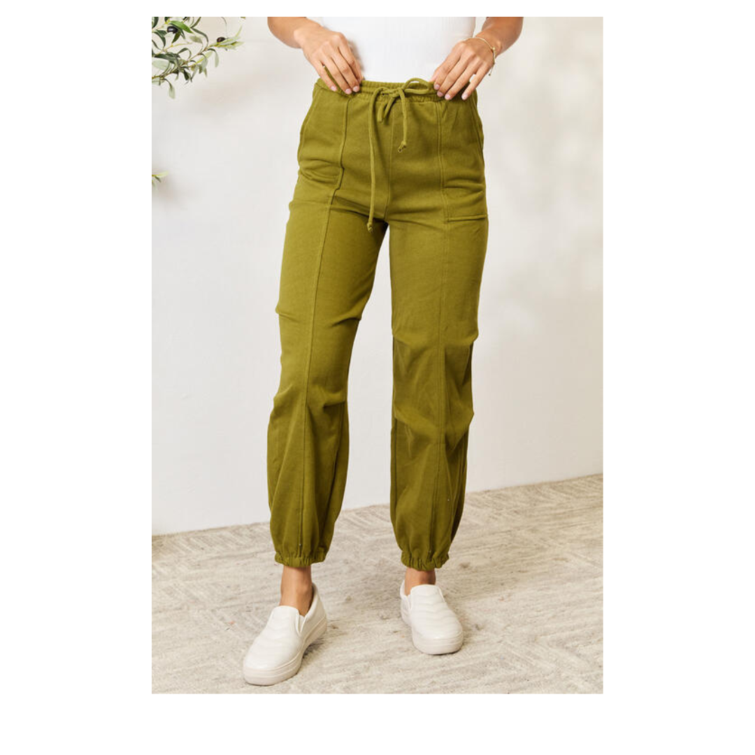 Culture Code Full Size Drawstring Sweatpants with pockets