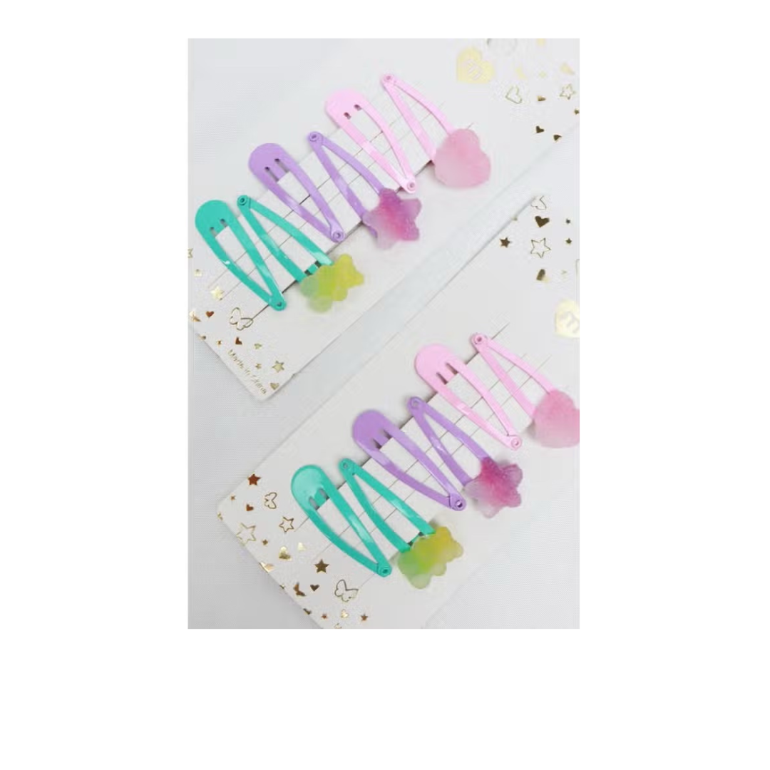 6-Pcs Candy Shape Snap Clip Set