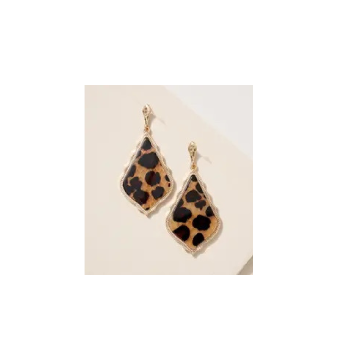 Marbled Acetate Earrings