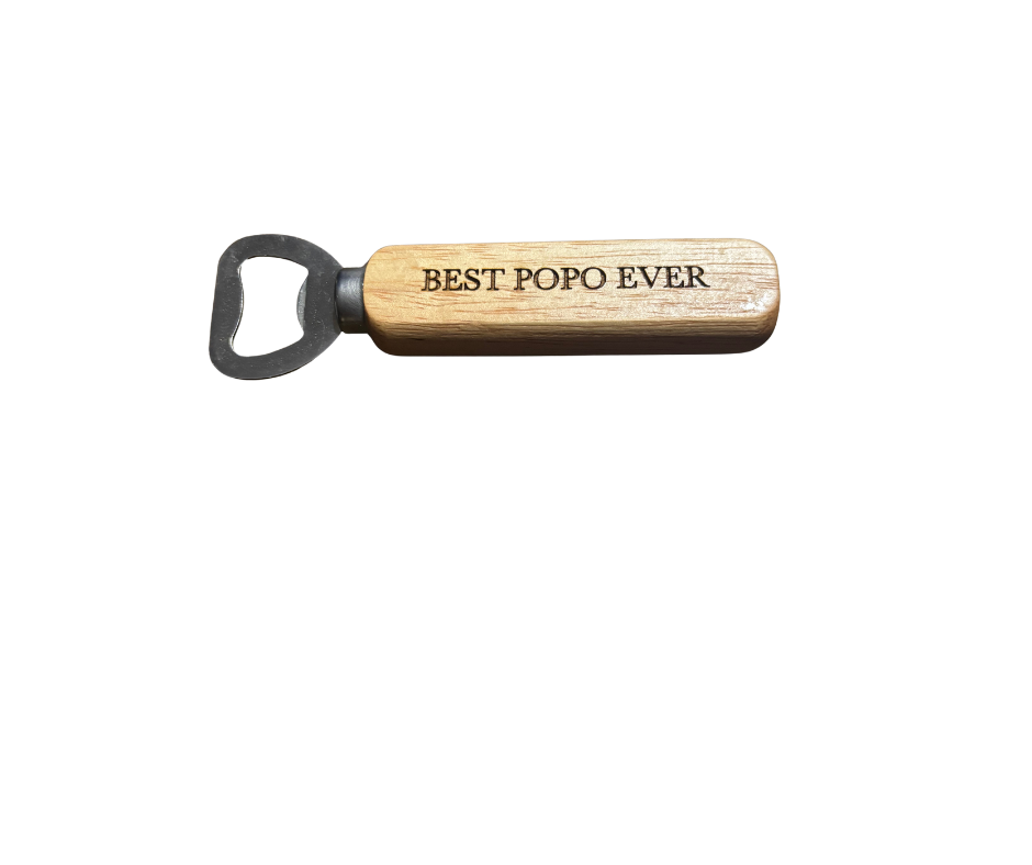 Engraved Wood Bottle Opener