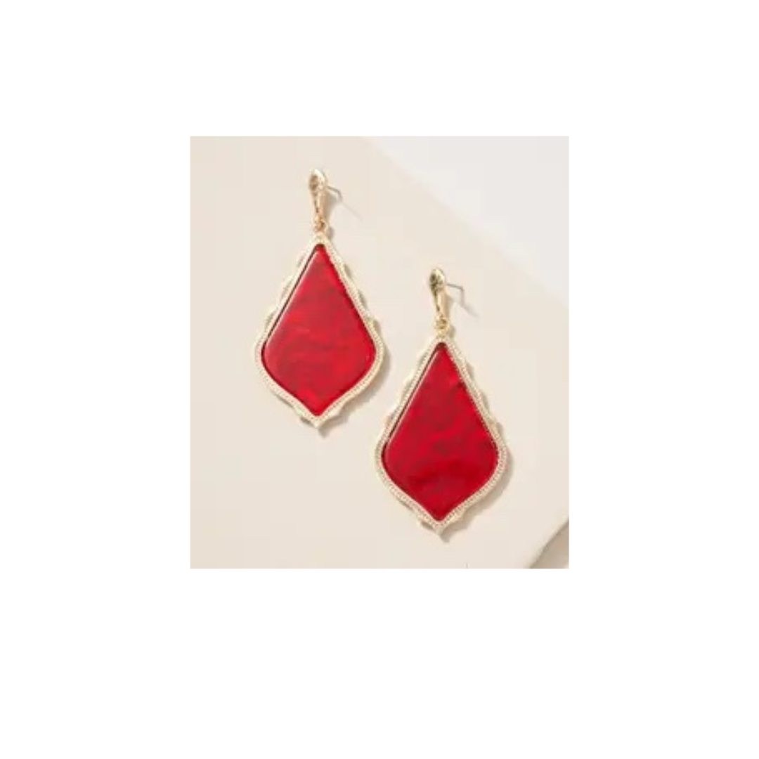 Marbled Acetate Earrings