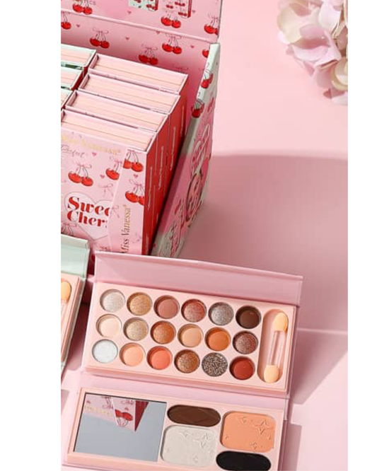 Sweet cherry eyeshadows