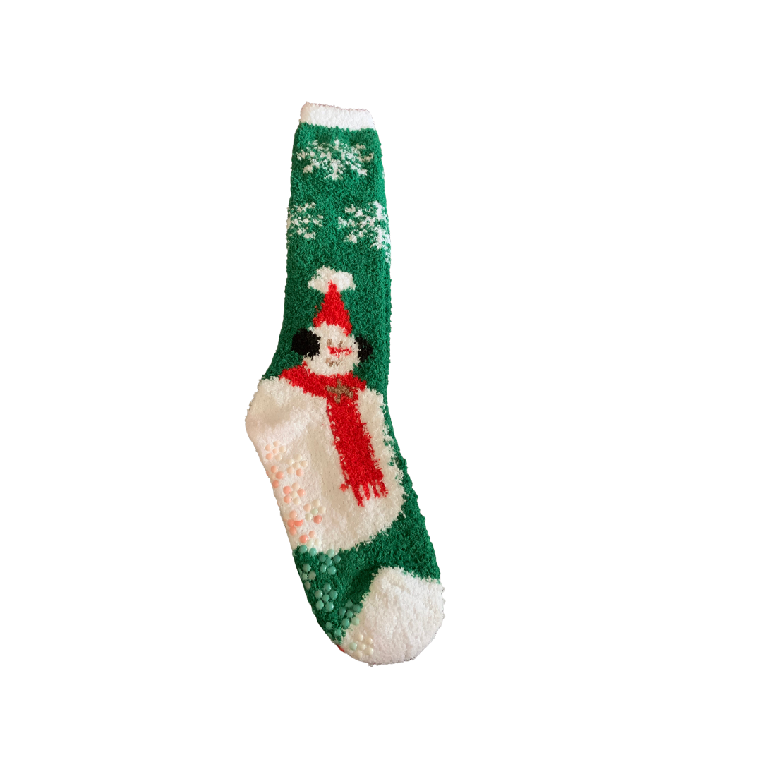Christmas Fuzzy Knee High