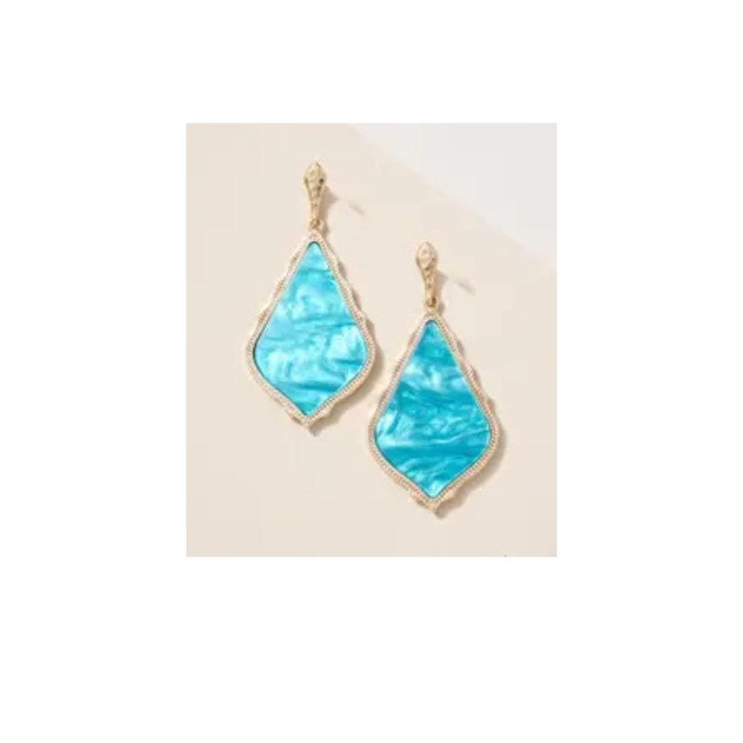 Marbled Acetate Earrings