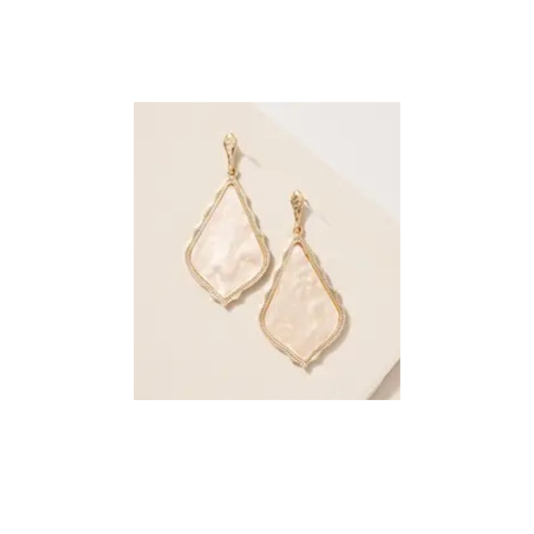 Marbled Acetate Earrings