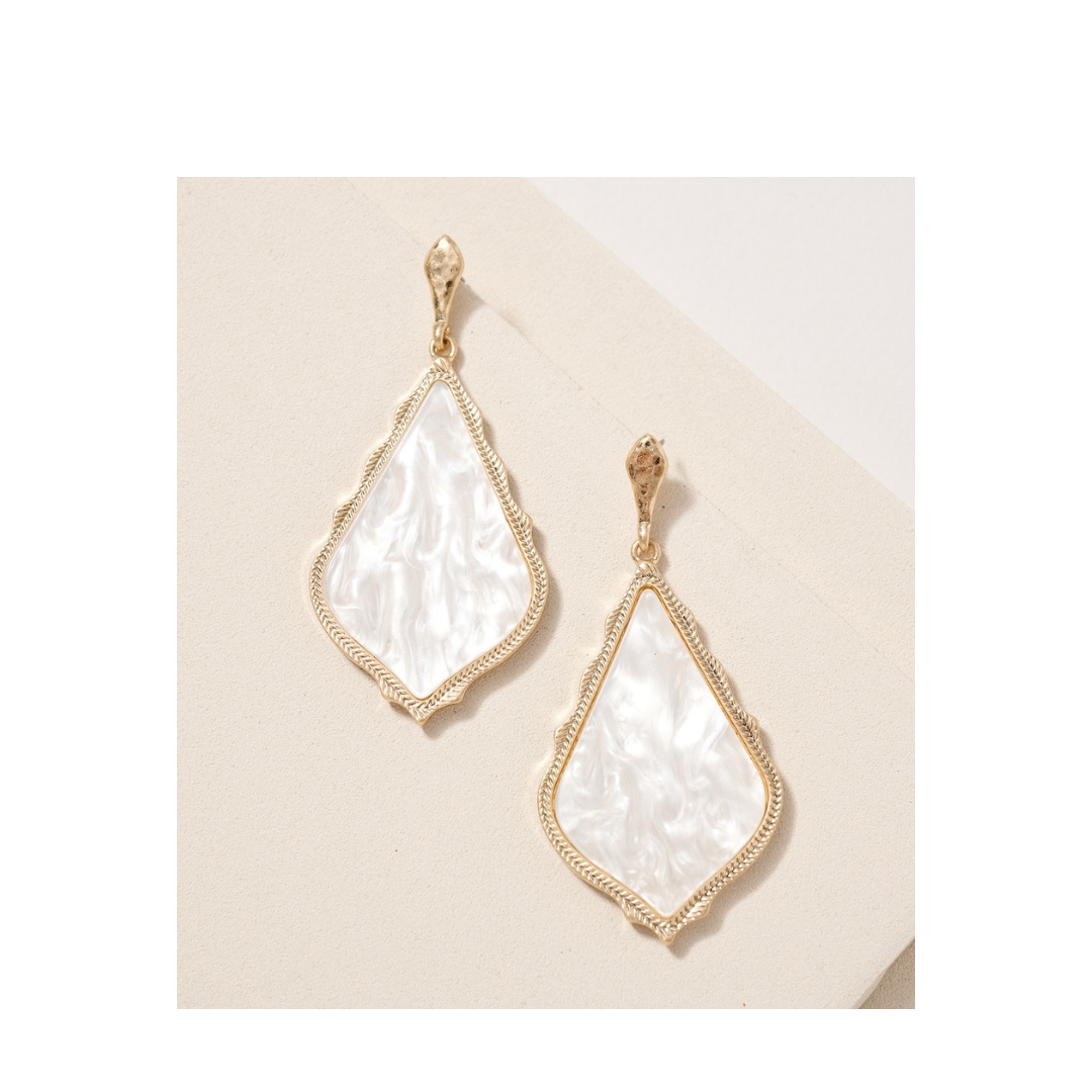 Marbled Acetate Earrings