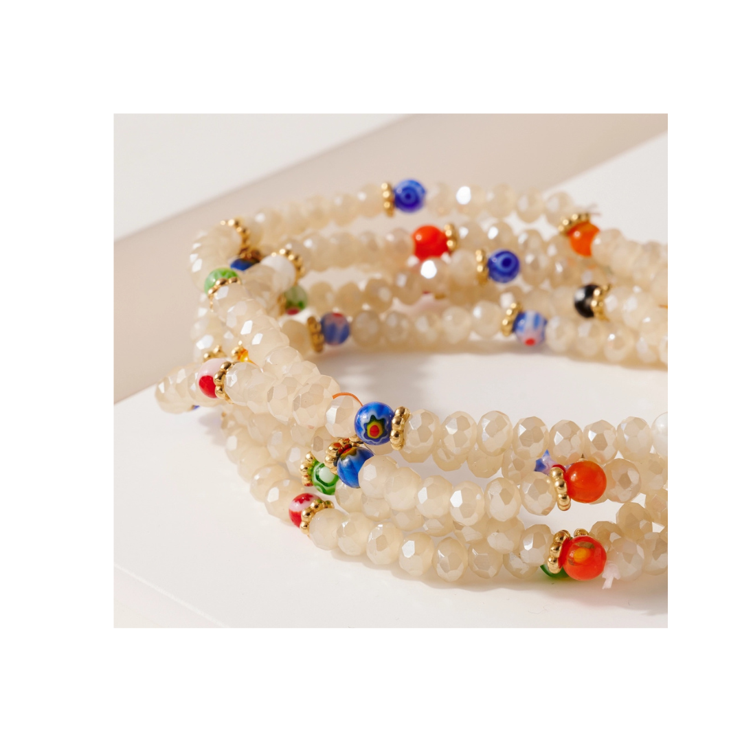 Lampwork Glass Beads Bracelet Set