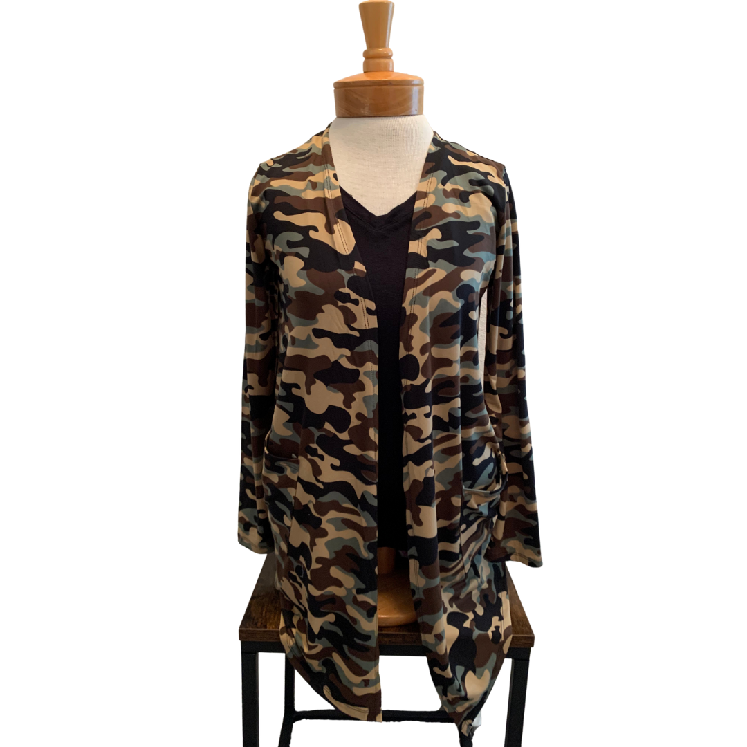 Camo Cardigan