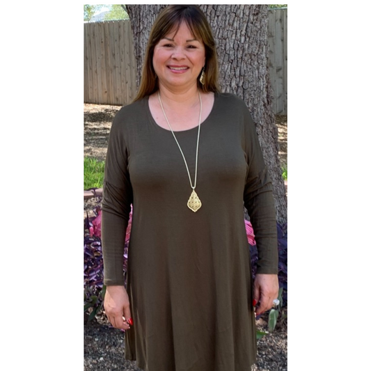 Long Sleeve Shirt Dress