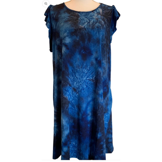 Curvy Size Tie Dyes Flare Mini